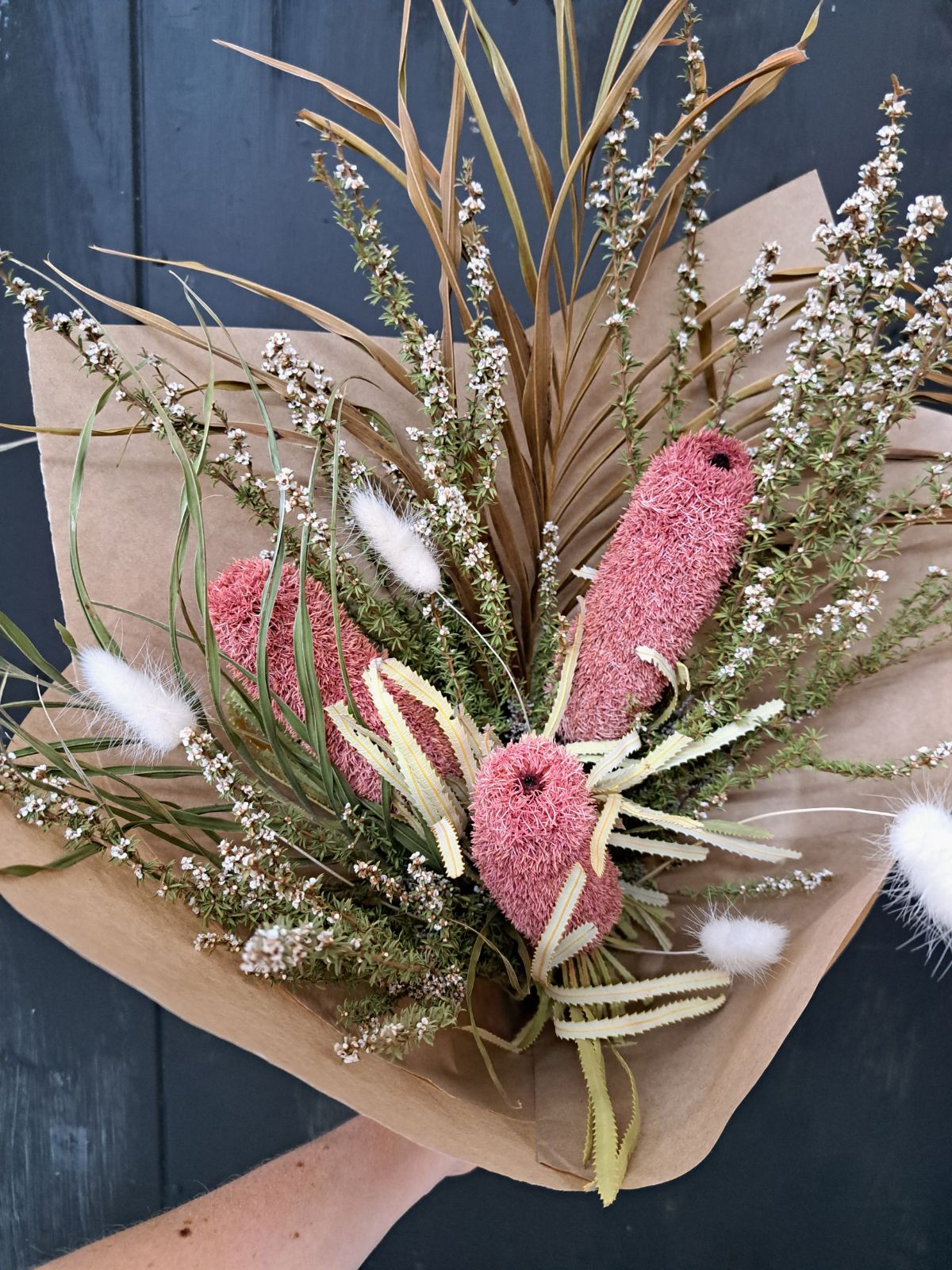 Pink Dried Bouquet
