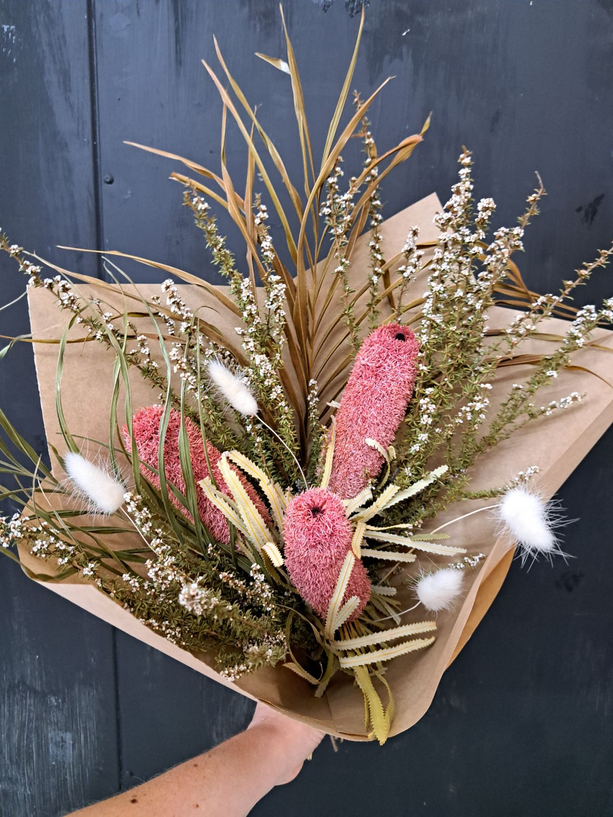 Pink Dried Bouquet