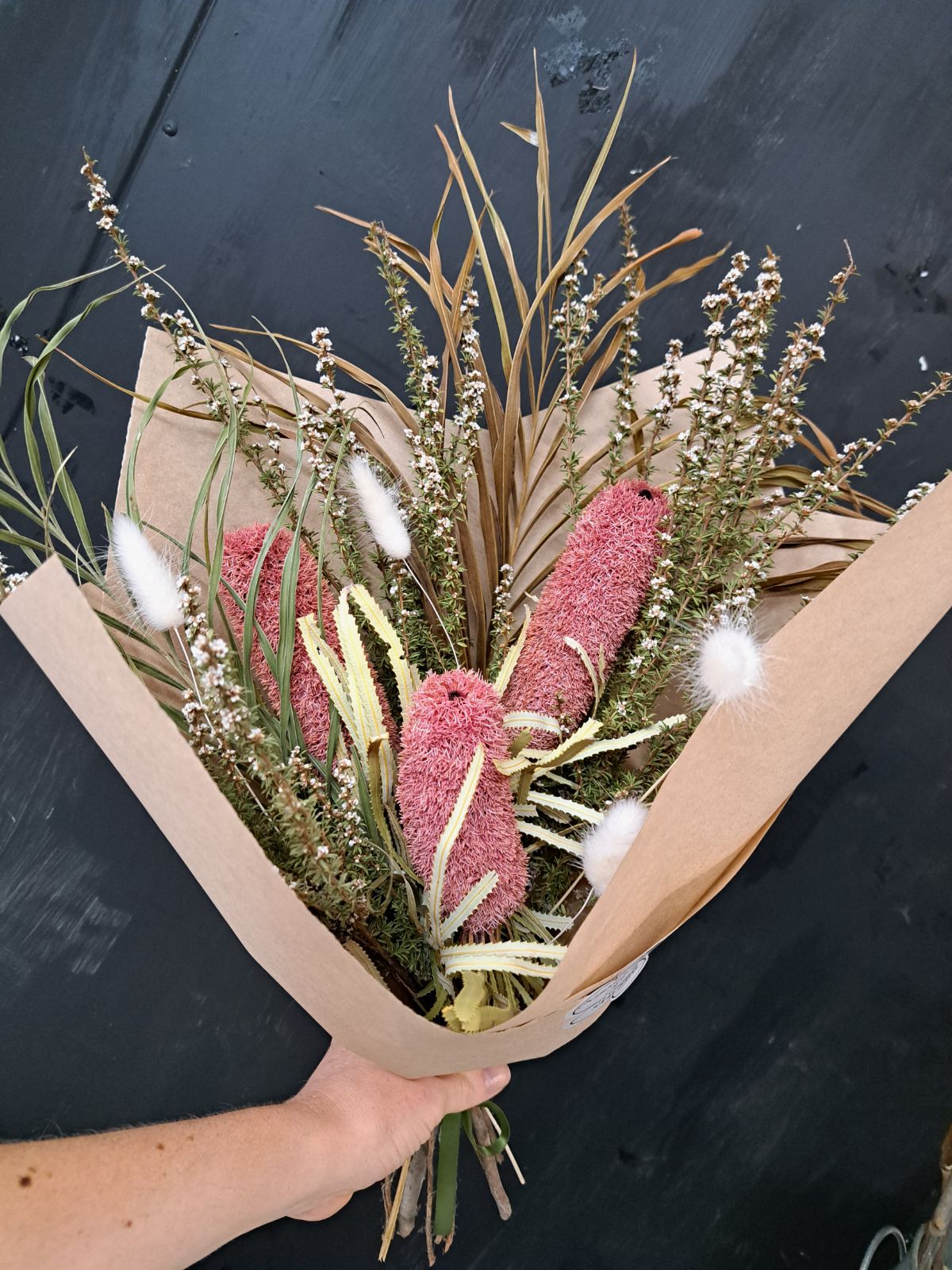 Pink Dried Bouquet