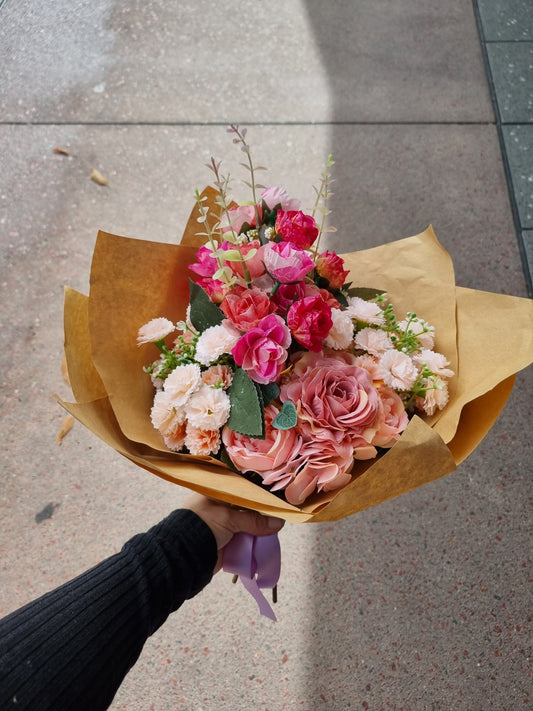 Artificial Pink Posy