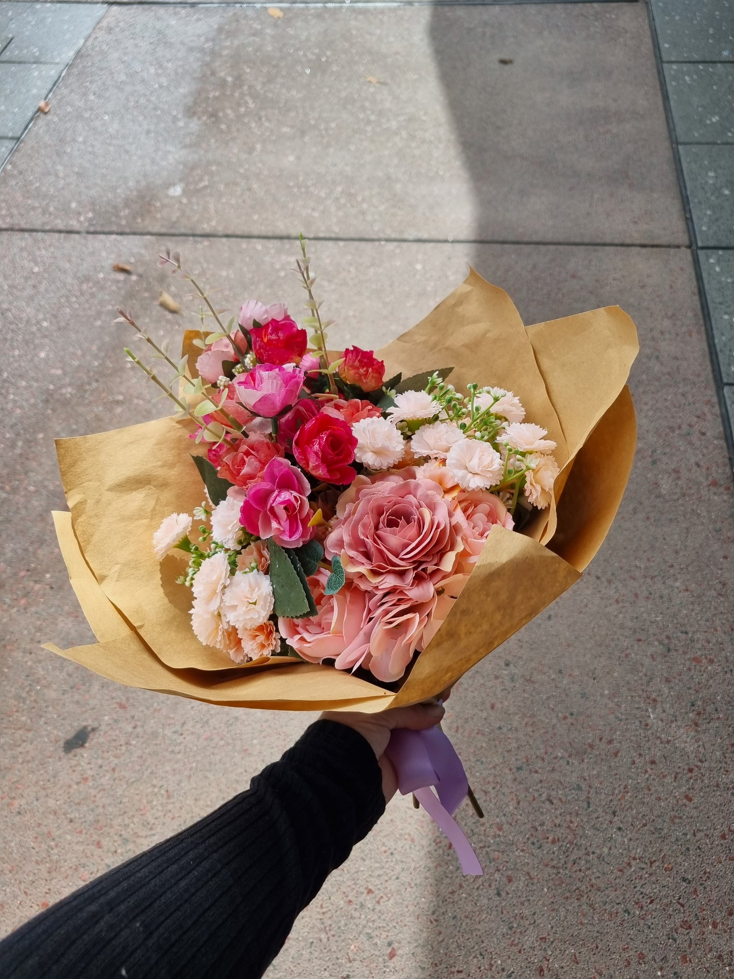 Artificial Pink Posy
